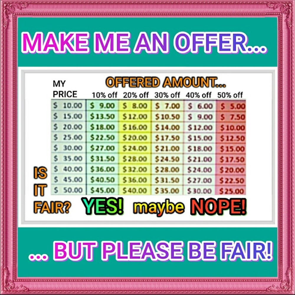 Make me an offer 🙂